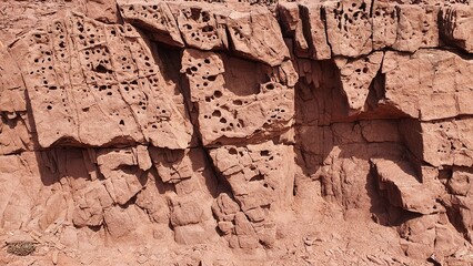 Rocce erose dal vento