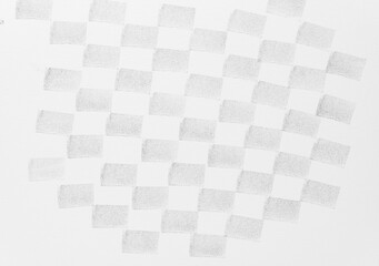 white paper with ink stamp patterns