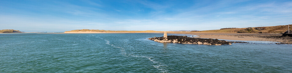 Aerial view of pillar at Ballyness bay in County Donegal - Ireland © Lukassek