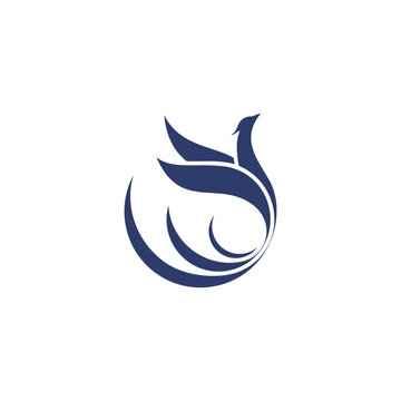 phoenix wing logo animal abstract
