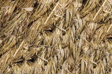 Background made of natural herbaceous fibres