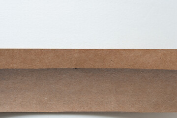 close up of paper stripes and blank space