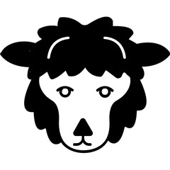 Lamb Vector icon which can easily modify or edit


