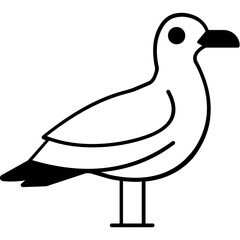 Skua Vector icon which can easily modify or edit