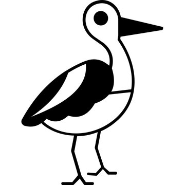 recommend clip art: Sand curlew Vector icon which can easily modify or edit
                    
                    