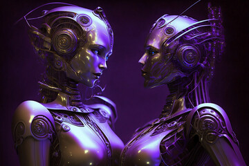 Robots in Purple 