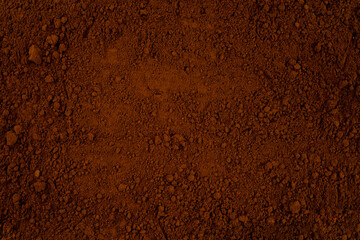 Abstract coffee powder texture background