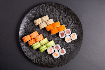 Variety of sushi