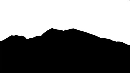 Snowdonia Snowdon wales silhouette - obrazy, fototapety, plakaty
