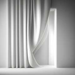 Minimalistic abstract gentle light white background