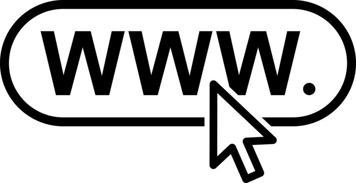 www text with the mouse point