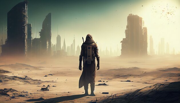 A grim, dystopian world ruled by a brutal and oppressive regime. Generative AI