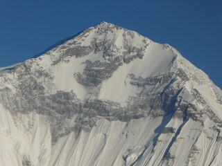 Majestic Snow-Capped Mountain Peak in Nepal