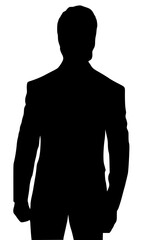 Fototapeta premium silhouette of a man