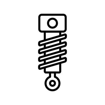 recommend clip art: shockbreaker outline icon. Car parts icon