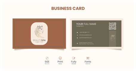 Minimal Business  Card Design Vintage Styel