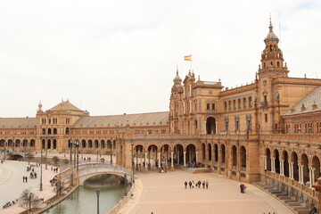 Fototapeta na wymiar Plaza España Sevilla