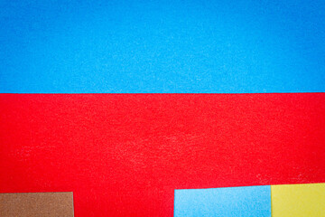 Multicolor background from a paper of different colors