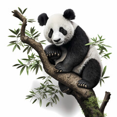 Obraz premium panda on tree