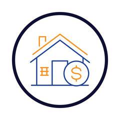 home sale, house sell, home sale real estate icon