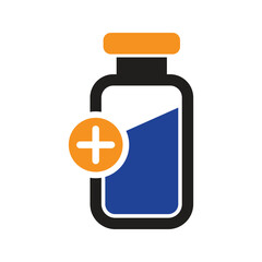 Obraz premium medical bottle icon