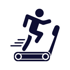 man running treadmill icon