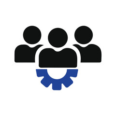 Human resource management icon