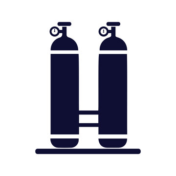 oxygen cylinder icon