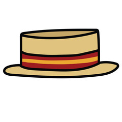 Colorful Hat Illustration