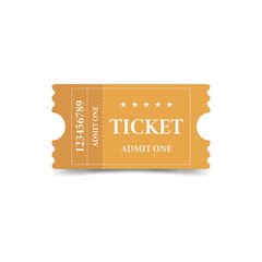 The original orange ticket for personal and business use