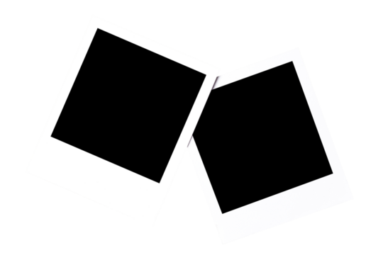 Blank photo cards cut out