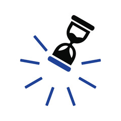 waiting hourglass icon