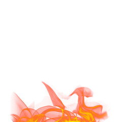 Obraz premium Transparent Flames fire burning heat