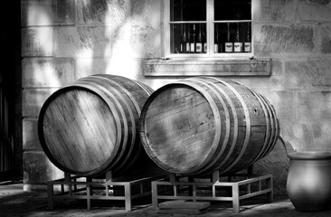 Wine barrels