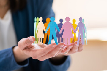 Diversity And Inclusion. Business Employment Leadership
