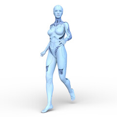 女性サイボーグ