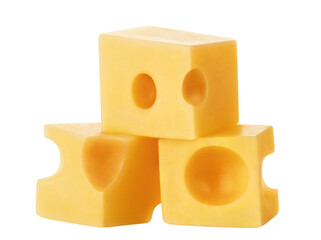 cheese, cheeses, piece, pieces, cube, cubes, png, alpha, channel, cutout, cut, path, clip, pathway, isolated, white, isolate, background, block, cheddar, chunk, closeup, cubical, culinary, dutch, edam