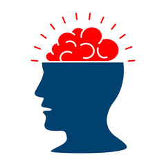 Mental health. Psychology. Anxiety, neurosis, panic, headache. Stress Awareness Month. Vector illustration isolated on white background