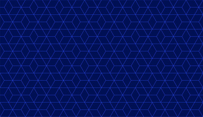 Fototapeta na wymiar Seamless thin linear grid pattern. Abstract geometric rhombus background. Stylish fractal texture.