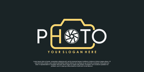 photography logo design with template