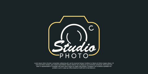 photography logo design with template