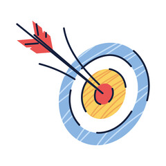 Arrow shooting icon PNG image with transparent background 