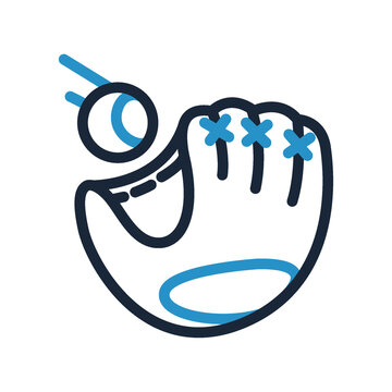 baseball glove png icon with transparent background