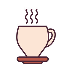 PNG image hot coffee glass icon with transparent background