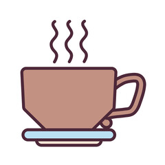 PNG image hot coffee glass icon with transparent background