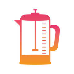 Coffee jar PNG image icon with transparent background