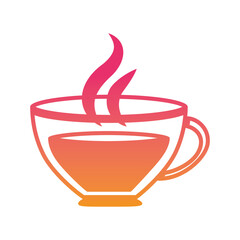 PNG image hot coffee glass icon with transparent background