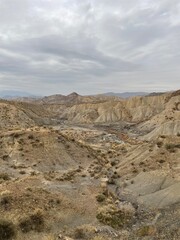 landscape in the desert