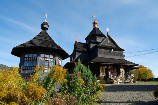 Church of Nativity of Blessed Virgin Mary, Vorokhta, Ukraine, Carpathians