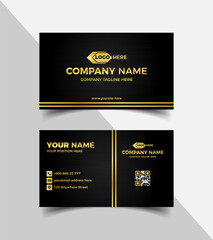 Corporate business card template or business card design 